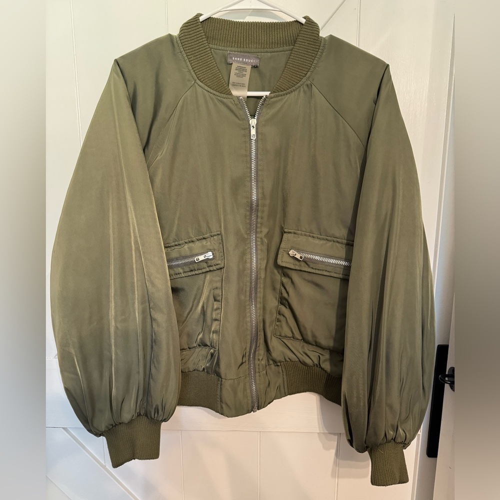 Green Bomber Jacket